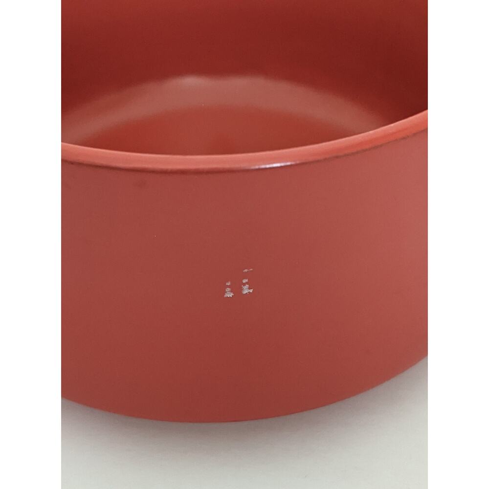 Vintage Brembo Okinawa Red Lacquerware Tea Cups Set of 6 Japan MCM - Picture 13 of 13
